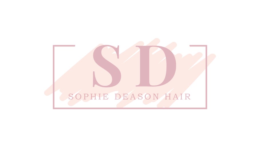 Sophie Deason Hair logo in pink hues, Carnforth, England, GB.