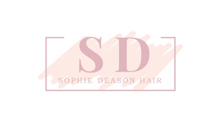 Sophie Deason Hair logo in pink hues, Carnforth, England, GB.