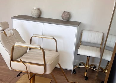 Elegant beauty chair setup at Millie Grace Beauty, Cardiff, Wales, GB. Perfect for premium beauty treatments.