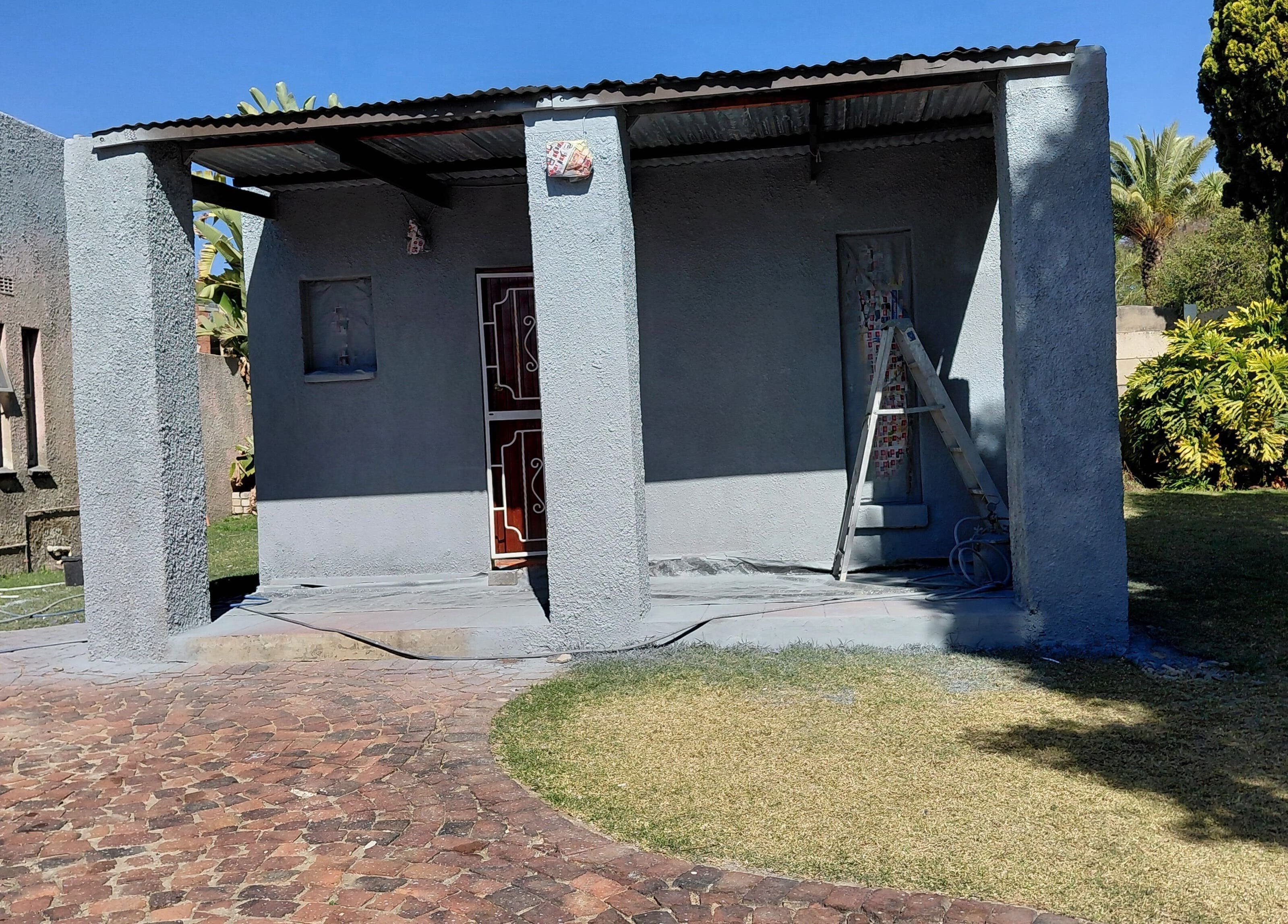 Front view of Damour Nails and Beauty in Kempton Park, Gauteng, ZA showing elegant architecture and serene environment.