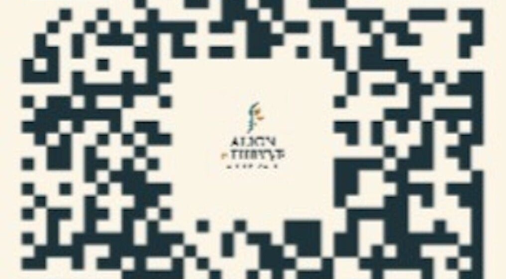 QR code for Align n' Thryve Chiropractic Clinic, Witchford, England, GB, featuring clinic logo.