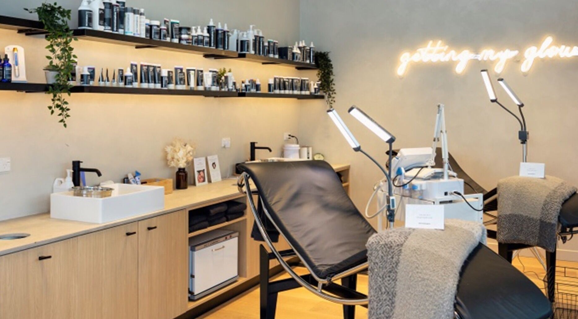 Luxury treatment room at Skintopia - Herne Bay, Auckland, Auckland, NZ, featuring modern skincare setup.