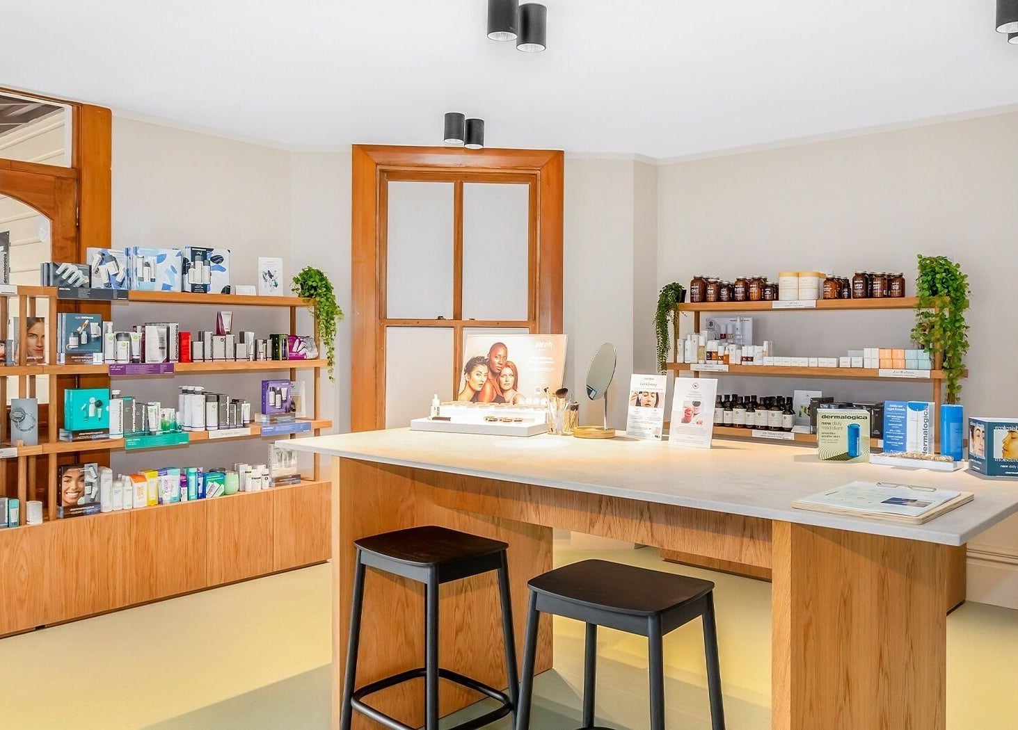 Skintopia - Khandallah's elegant product display area in Wellington, Wellington, NZ offering premium skincare.