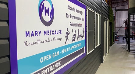Entrance of Mary Metcalfe NeuroMuscular Massage in Warwick, Queensland, AU, highlighting sports massage services.