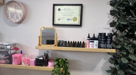 Beauty products and certificate at The Extension Collective By Amy Louise in Musselburgh, Scotland, GB.