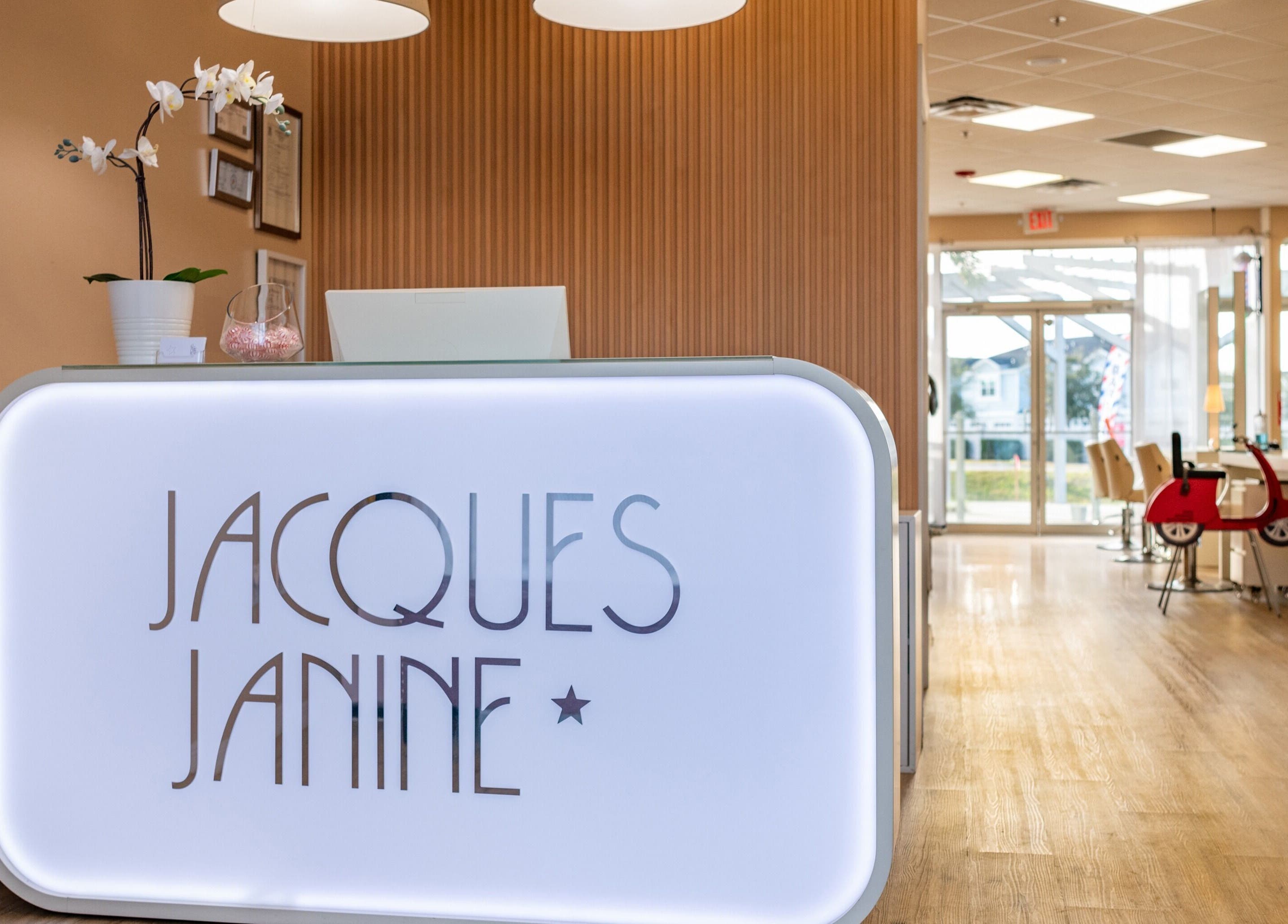 Welcoming reception at Jacques Janine, Orlando, Florida, US with stylish decor and modern design.