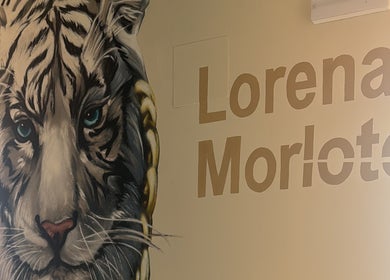 Mural de tigre en Lorena Morlote Multiespacio, Madrid, Comunidad De Madrid, ES.