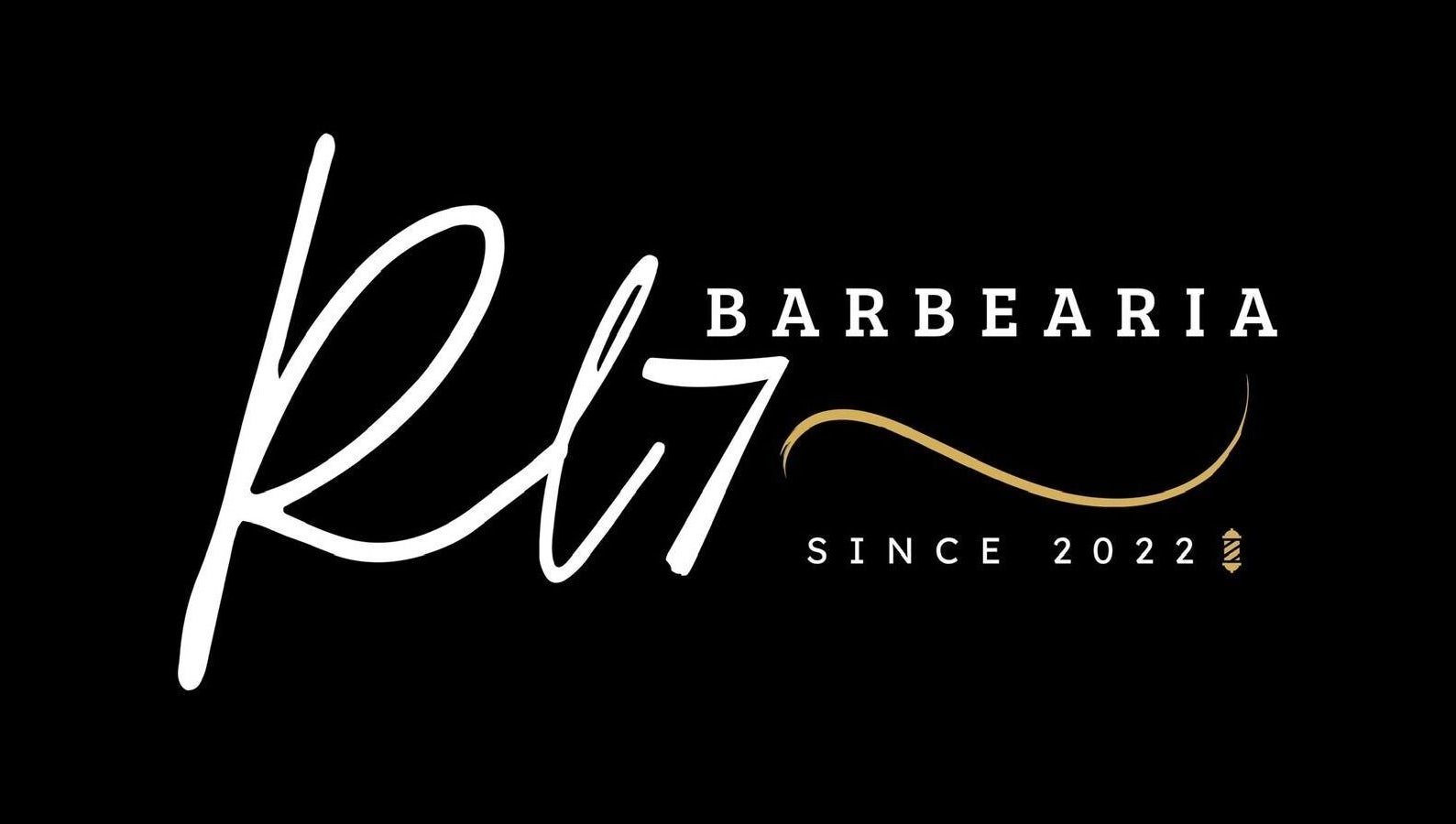 Logo sofisticado da RL7 BARBEARIA em Ceará, Ceará, BR.