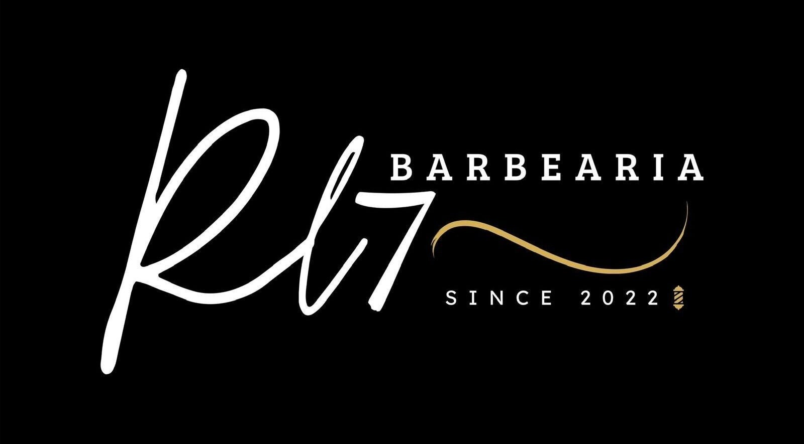 Logo sofisticado da RL7 BARBEARIA em Ceará, Ceará, BR.