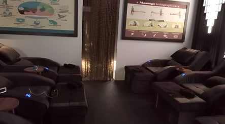 Comfortable massage chairs in a serene setting at SPA ANYTIME AROMA, Kuala Lumpur, Wilayah Persekutuan Kuala Lumpur, MY.