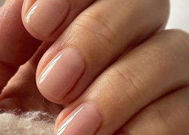 Beautiful manicured hand at Refresh Skin and Body in Salisbury, England, GB for a polished look.