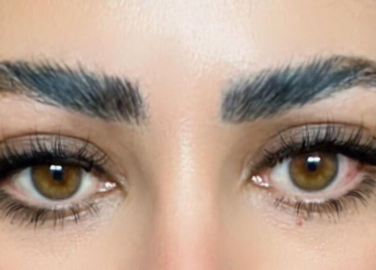 Expertly shaped eyebrows at Vida Beauty Brow in Altamonte Springs, Florida, US, showcasing natural beauty.