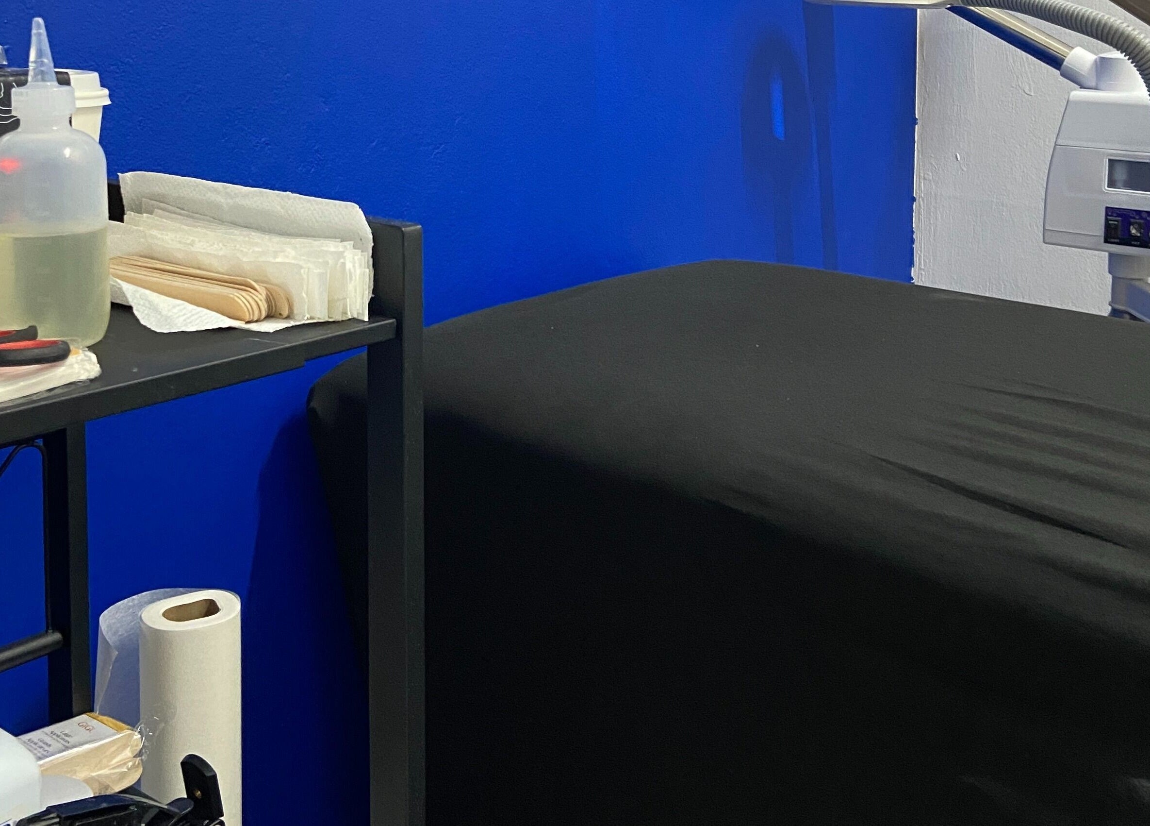 SkinByTrace Waxing and Body Care room in Kingston, St. Andrew Parish, JM offering professional treatments.