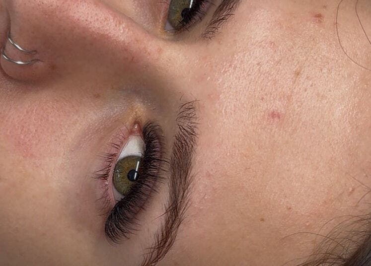 Close-up of expertly styled lashes at Keiras Lash Studio, Tweed Heads South, New South Wales, AU.