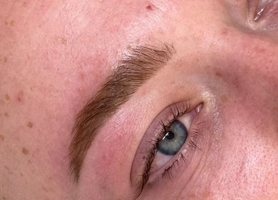 Perfectly groomed eyebrow treatment at Glos Skin & Beauty, Helensvale, Queensland, AU.