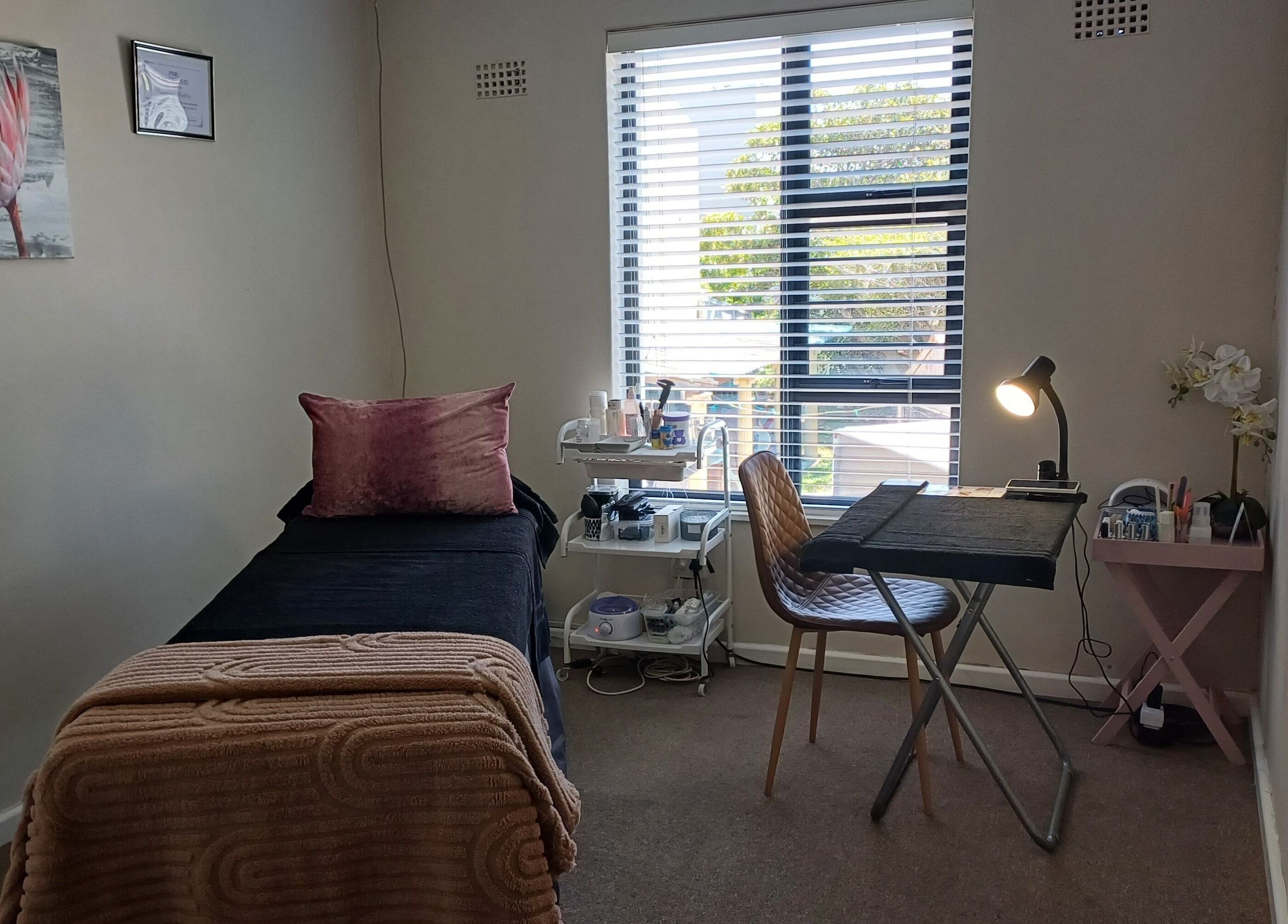 Cozy beauty room at Permanent Make-Up by Prawlene, Cape Town, Western Cape, ZA. Perfect for relaxation and treatments.
