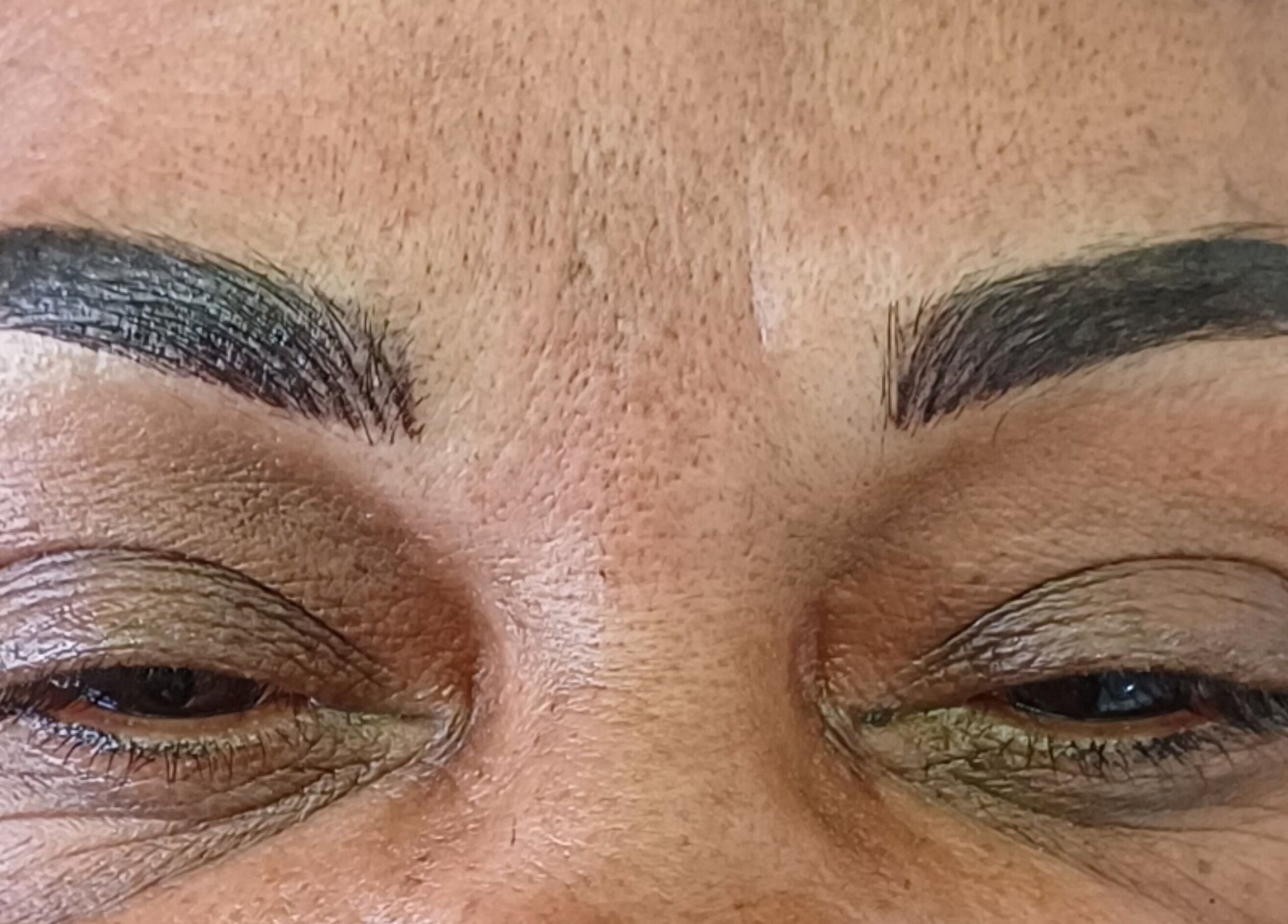 Refined eyebrow enhancement at Permanent Make-Up by Prawlene in Cape Town, Western Cape, ZA.