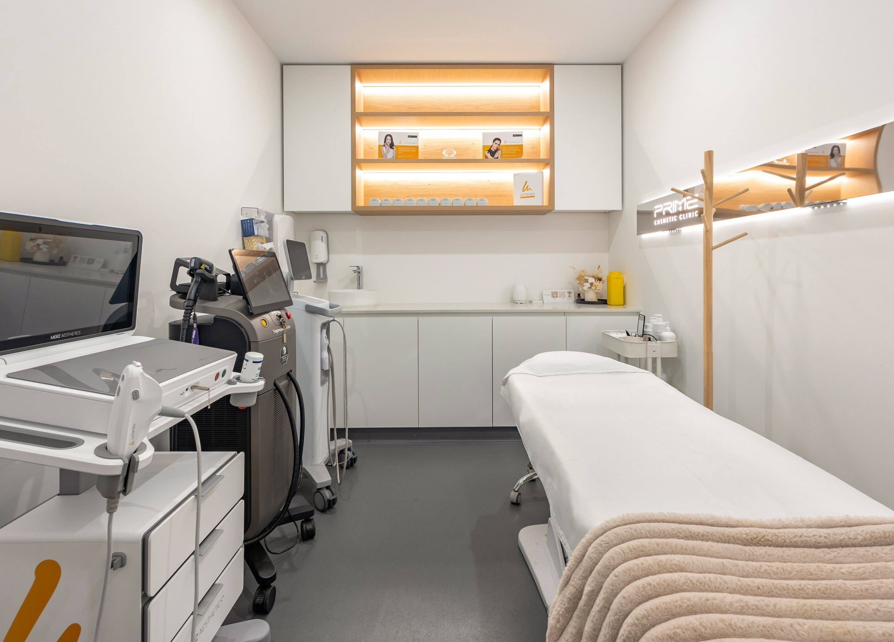 Modern treatment room at Prime Cosmetic Clinic - Melbourne, Camberwell, Victoria, AU with advanced equipment.