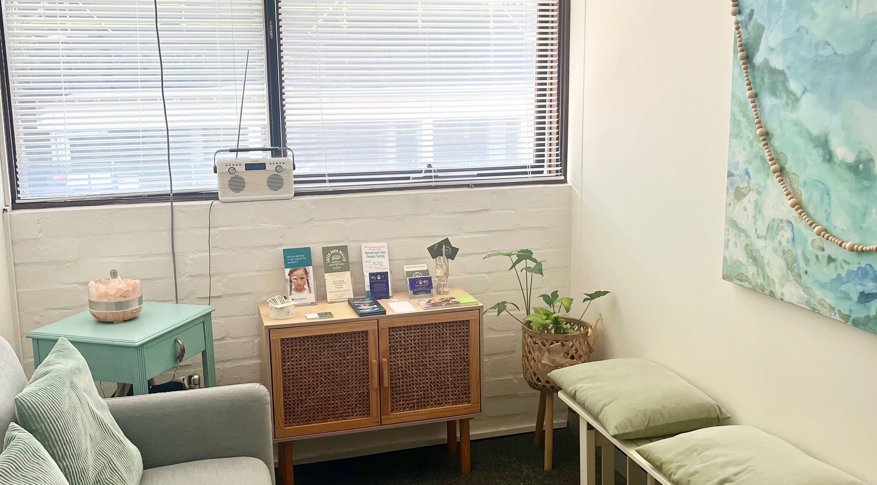 Calming seating at Moon Star Yoga, Mona Vale, New South Wales, AU, featuring soft pillows and serene decor.