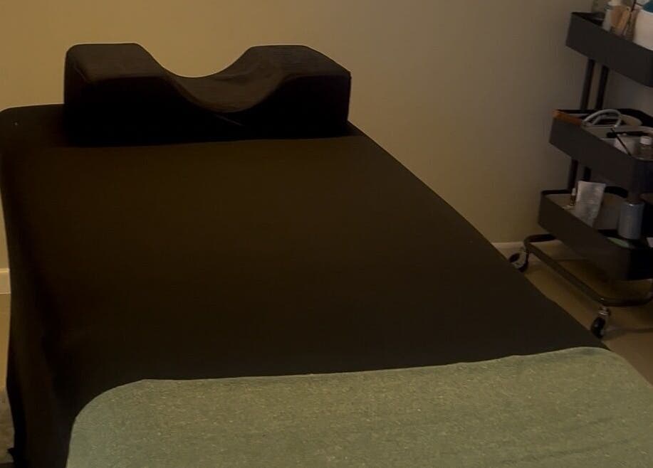 Massage bed at Sage Nail and Beauty, Cape Town, Western Cape, ZA, perfect for rejuvenation.
