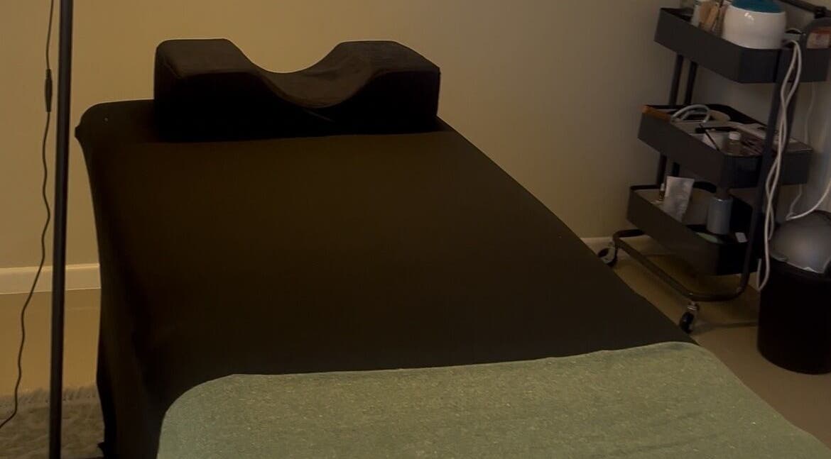 Massage bed at Sage Nail and Beauty, Cape Town, Western Cape, ZA, perfect for rejuvenation.