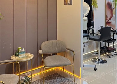 Cozy seating in Twinz Spa, Rawang, Selangor, MY with stylish chairs and a chic decor.