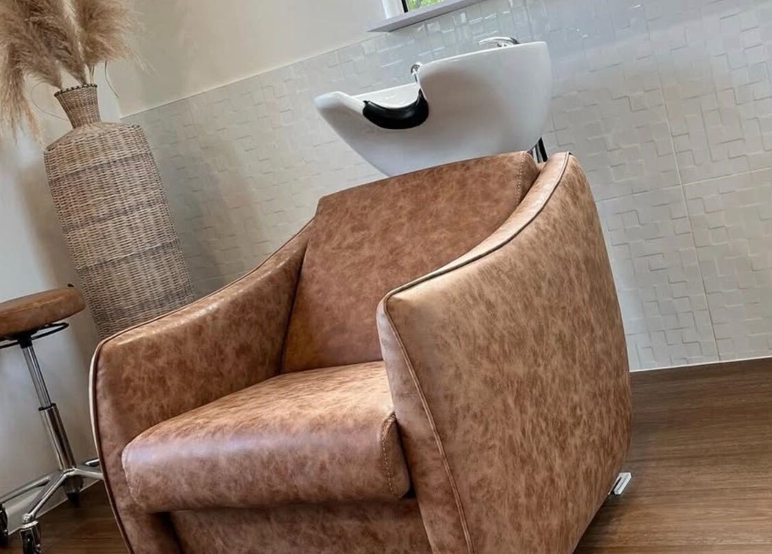 Relax in the luxurious styling chair at Artistry Lane by Jessie Lee, Melbourne, Victoria, AU.