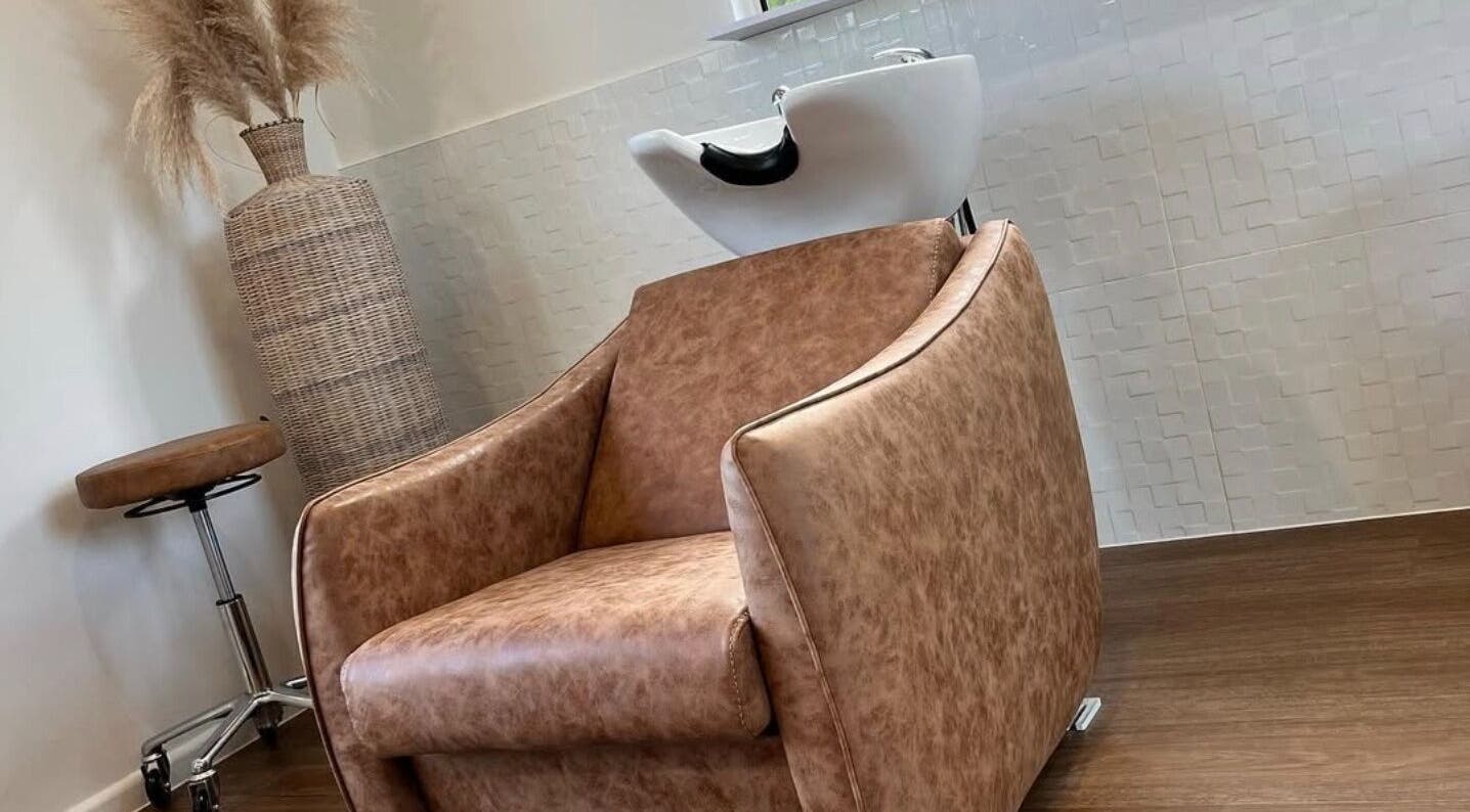 Relax in the luxurious styling chair at Artistry Lane by Jessie Lee, Melbourne, Victoria, AU.