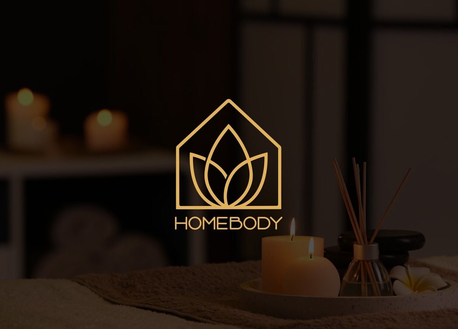 Homebody in Dubai features a tranquil setting with candles and aroma sticks, creating a relaxing ambiance.