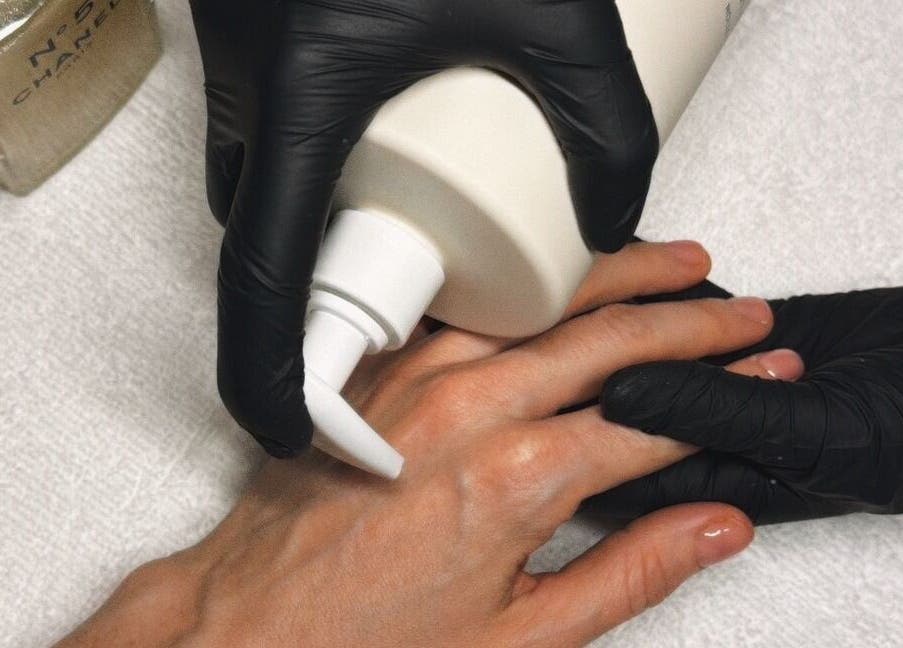 Hand massage with lotion at Beauty space by Lelya Magay, Limerick, County Limerick, IE.