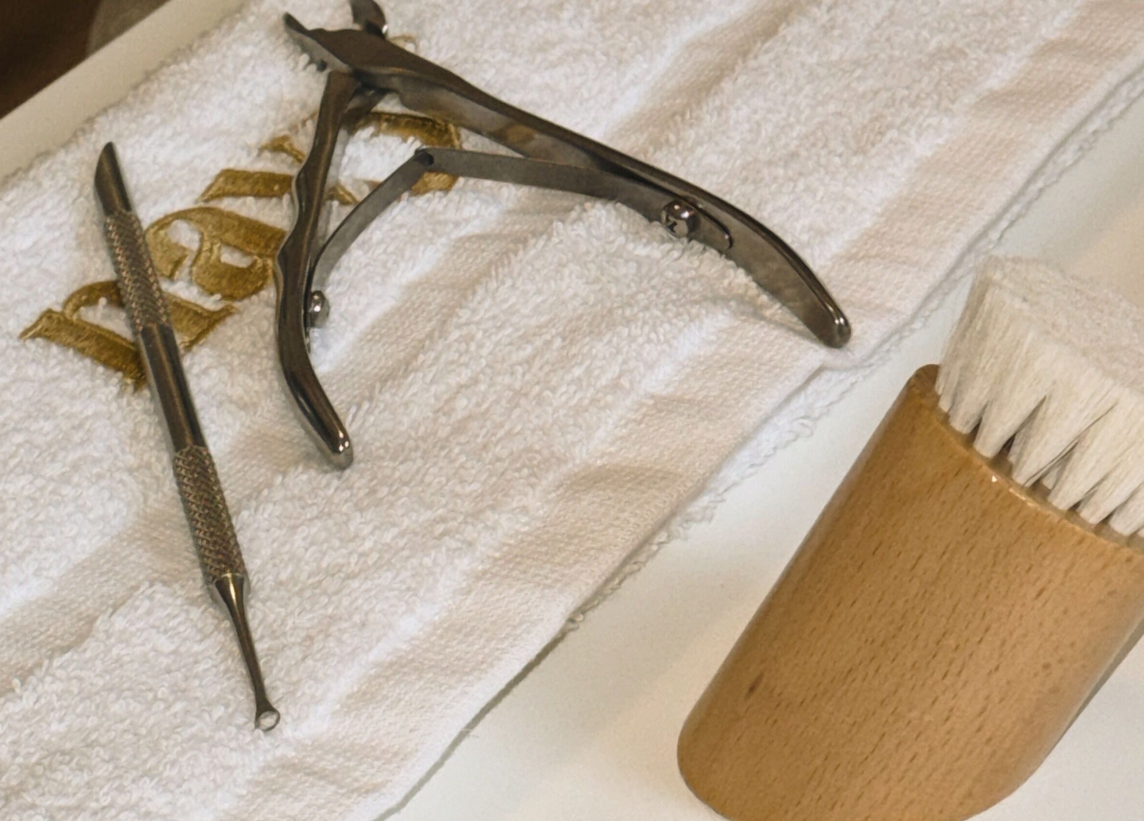 Grooming tools at Beauty space by Lelya Magay, Limerick, County Limerick, IE, showcasing elegance and quality.