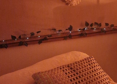 Cozy ambiance with glowing lights at Inner Peace Pathways, Stoke-on-Trent, England, GB.