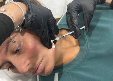 Injectable treatment at Aesthetics By Anna, Southport, England, GB enhancing the chin area.