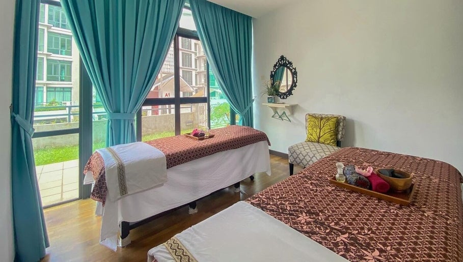 Relaxing massage room with two beds at Srijeda Putrajaya, Putrajaya, Wilayah Persekutuan Putrajaya, MY.