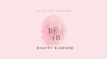 Beauty Blossom logo with soft pink floral theme in Woodbridge, Virginia, US.