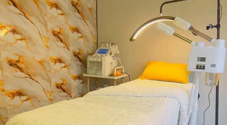 BodyBlitz Therapy room with cozy bed and equipment, Johannesburg, Gauteng, ZA.