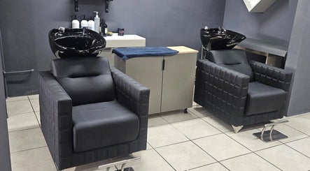 Modern wash stations at Belle Vee Hair and Beauty Studio, George, Western Cape, ZA, offering luxury hair treatments.