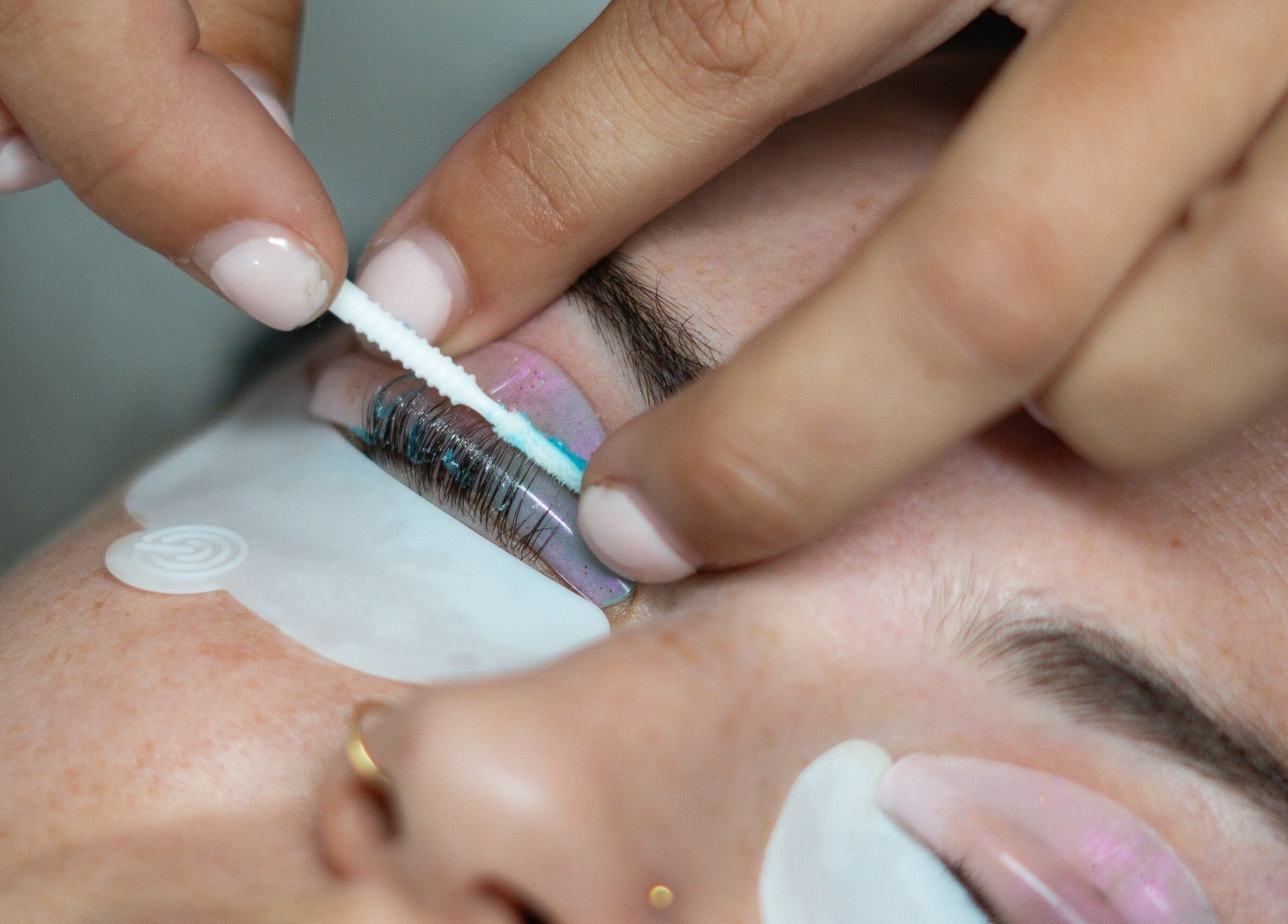 Lash lift treatment at Lust Beauty Bar, Redland Bay, Queensland, AU, enhancing natural lashes.