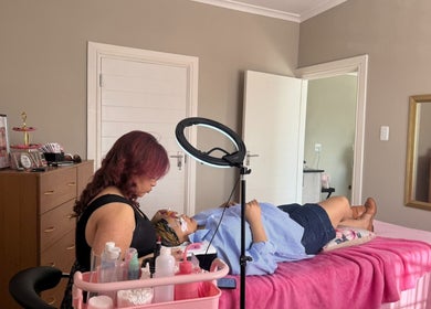Relaxing beauty treatment at Beauty Defined By Cindy G, Gqeberha, Eastern Cape, ZA showcasing expert care.