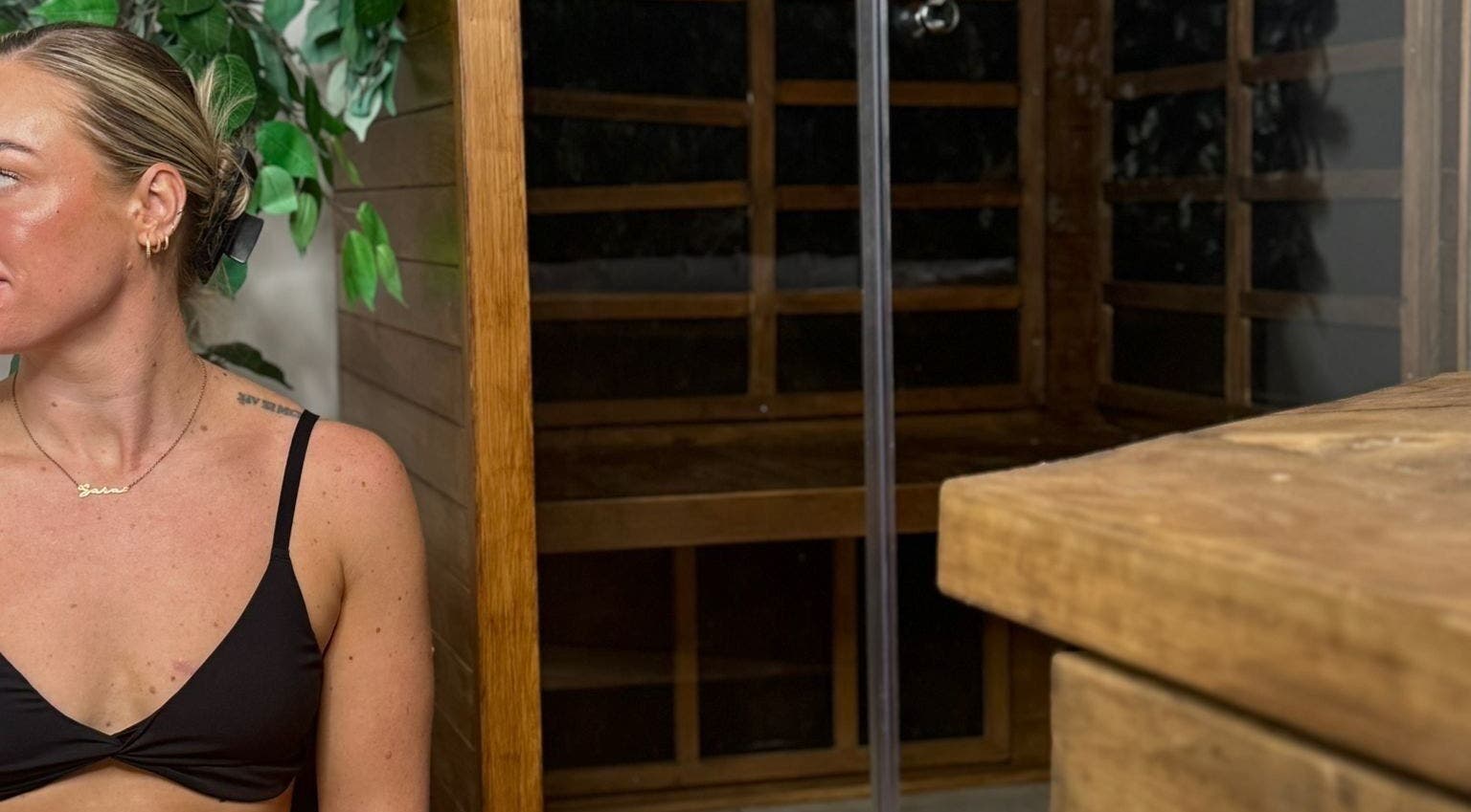 A serene sauna setting at Gaia Wellness, Berkswell, England, GB, offering a tranquil and rejuvenating experience.