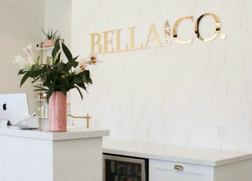 Reception at JM Extensions & Academy in Cambridge, Ontario, CA with modern decor and a welcoming ambiance.