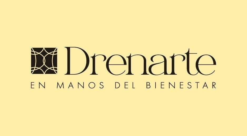 Logotipo de Drenarte en fondo amarillo, Panamá, Provincia De Panamá, PA.