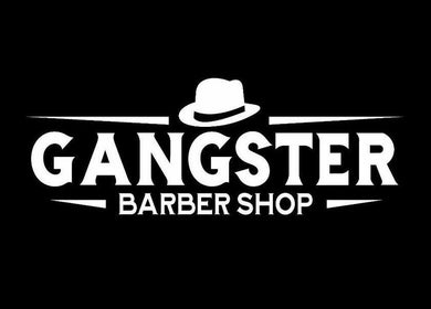 Logotipo de GANGSTER BARBER SHOP en Arequipa, Arequipa, PE. Presenta un sombrero icónico.