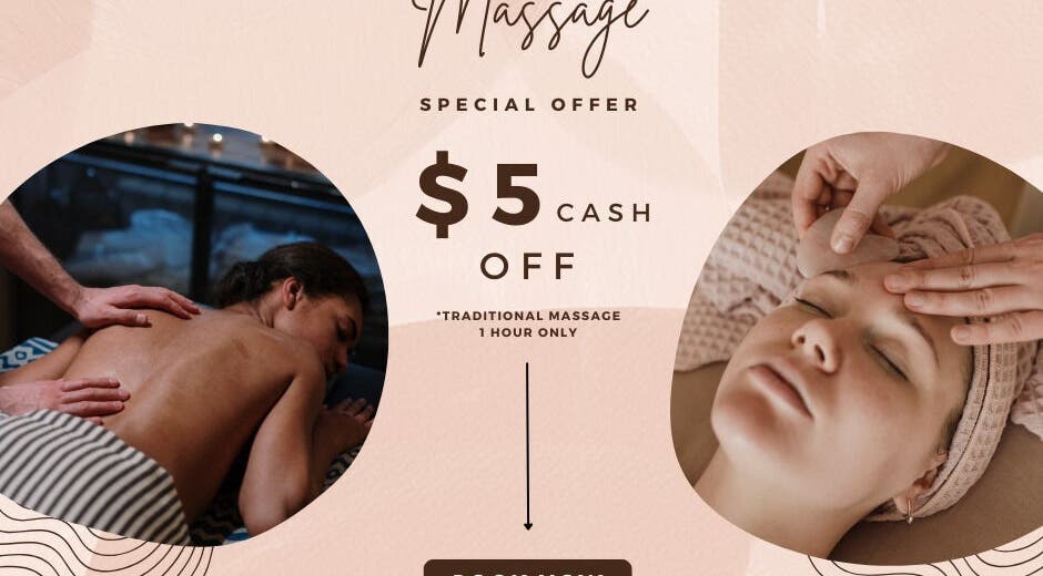 Enjoy $5 off traditional massage at Sukhothai - massage Northbridge, Perth, Western Australia, AU.
