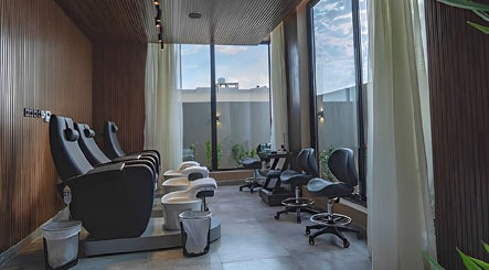 Relaxing pedicure chairs at Aurora Spa I أورورا سبا in Riyadh, Riyadh Province, SA offer ultimate comfort.