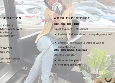 Vita Bella LLC workspace in Naugatuck, Connecticut, US, showcasing a career and education journey.