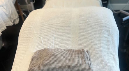 Massage table at Vita Bella LLC, Naugatuck, Connecticut, US. Perfect for wellness and relaxation.