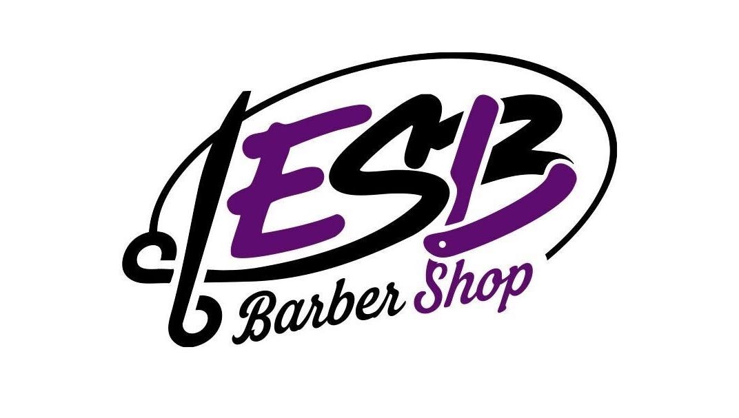 Logotipo de Barbería Estudio ESB en Salinas, Departamento De Canelones, UY, con diseño elegante.