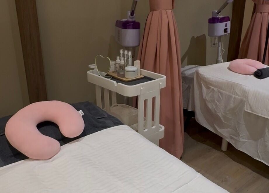 Peaceful massage beds at Aurora Muslimah Salon & Spa Setapak, Kuala Lumpur, MY.