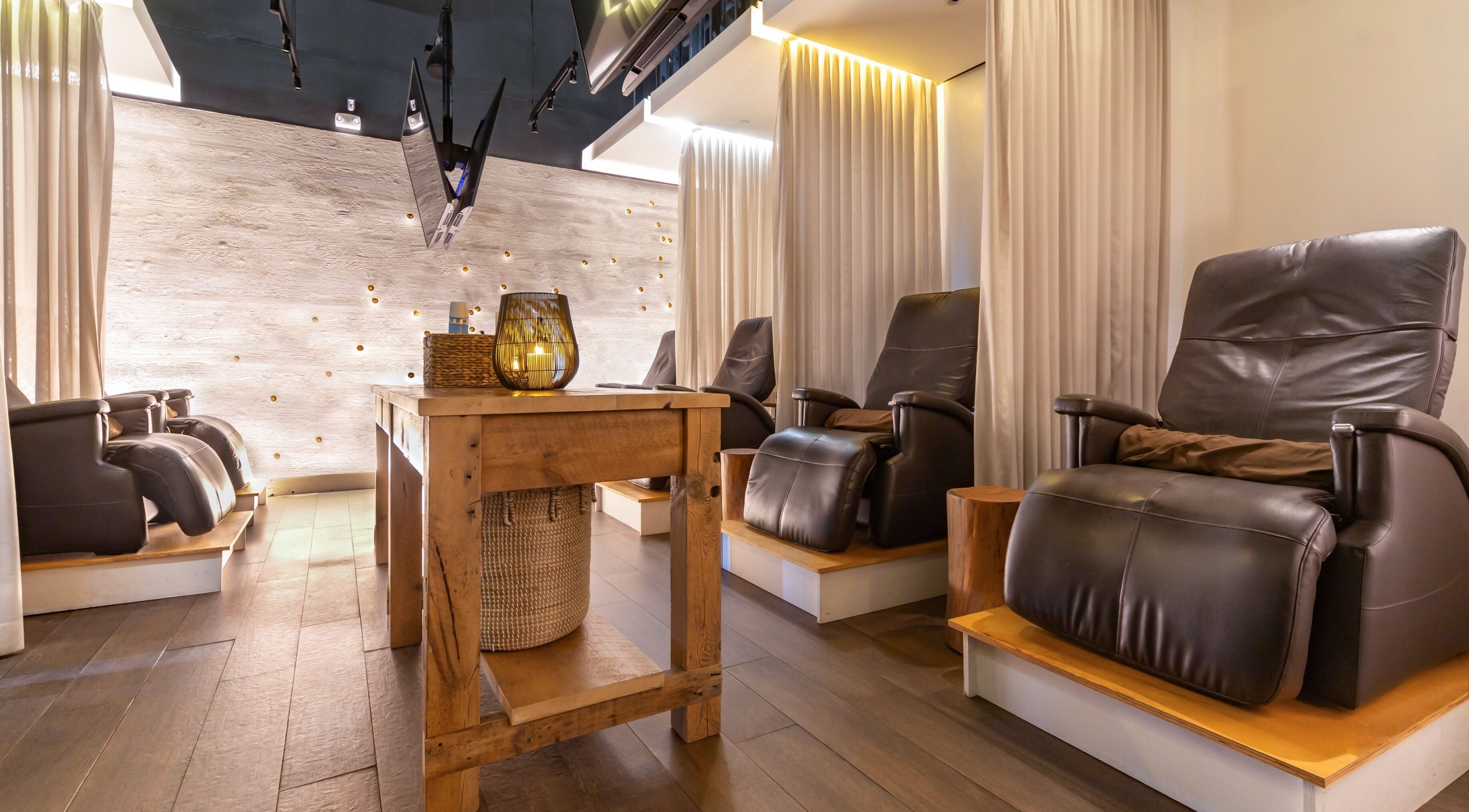 Relaxing chairs in a cozy setting at The Lash Empire - San Ramon, offering comfort in San Ramon, California, US.